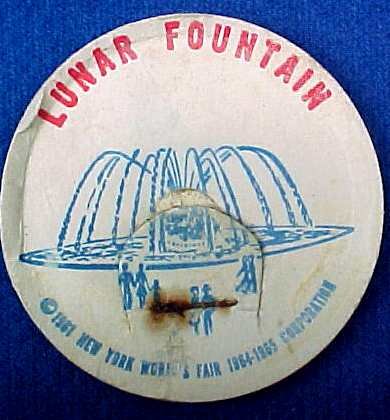 Lunar Fountain NEW YORK WORLDâS FAIR MILK BOTTLE CAP sp10-read FAQ more .. . .