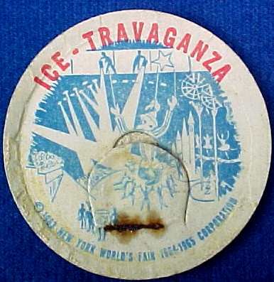 ICE EXTRAVAGANZA NEW YORK WORLD’S FAIR MILK BOTTLE CAP sp14-read FAQ more