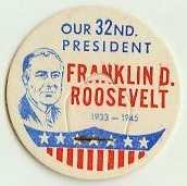 FRANKLIN D. ROOSEVELT 32nd PRESIDENT MILK BOTTLE CAPS, Historical, p32L read more . . . .