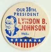 LYNDON B. JOHNSON 36th LBJ PRESIDENT MILK BOTTLE CAPS Historical –p36L -read more . . . .