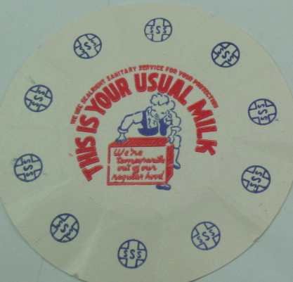 THIS IS YOUR USUAL MILK, MILK BOTTLE CAP, Mc4-Quantities available read on