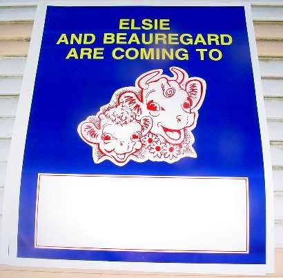 ELSIE & BEAUREGARD ARE COMING SIGN 24â by 30â ncs-119