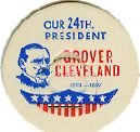 Grover Cleveland 24th PRESIDENT MILK BOTTLE CAPS pLs24M Quantities Available read more . . . .
