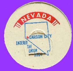 Nevada State Milk Bottle Cap RARE SIZE sc27M