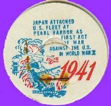 Japan attacks Pearl Harbor, 1941 Historicak Milk Bottle Cap sc24
