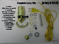 lamp part kits-$4.60 each- make your own