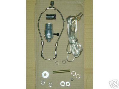lamp parts- complete sets silver- do your own