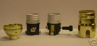 Turn-knob off-on sockets for wiring lamp TR-39