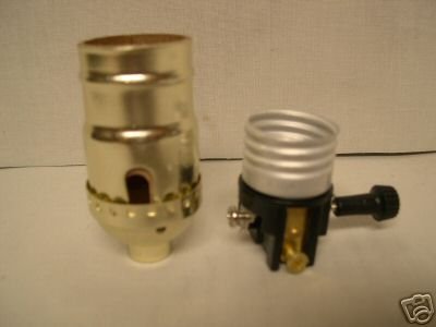 Lamp parts: 3-way sockets for wiring lamps $1.14 each TR-24