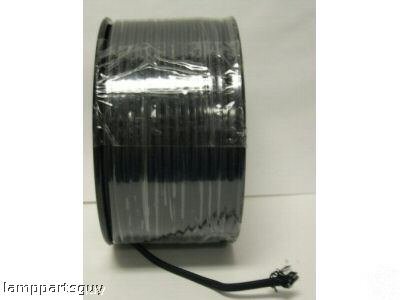 Lamp parts: black rayon lamp cord $1 a foot (TR-924)