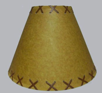 14" rustic lamp shades with lacing