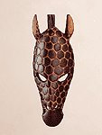 Giraffe Mask Wall Plaque