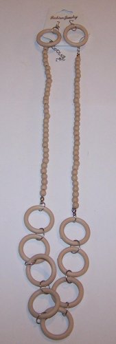 Tan Hoop Necklace