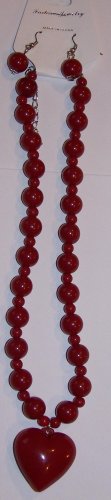 Red Heart Necklace