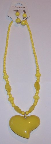 Yellow Heart Necklace