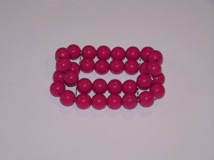 Pink Beaded Bracelet