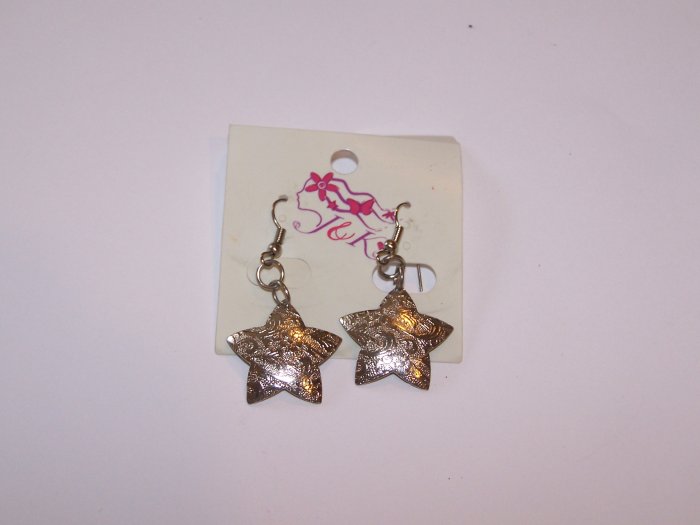 Silver Star Earrings