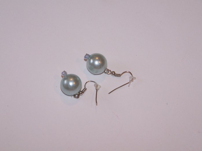 Blue Pearl Earrings