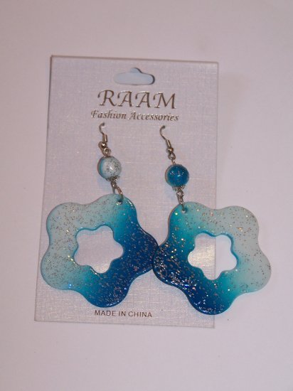 Blue Flower Earrings