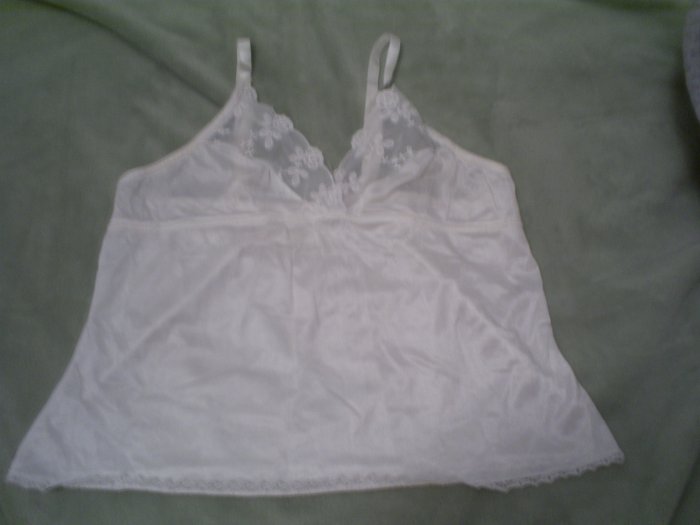 Short White Silk Night Shirt