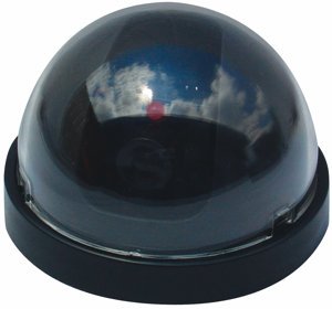 Dome Dummy Camera w/ Flashing LED--DM-DOML
