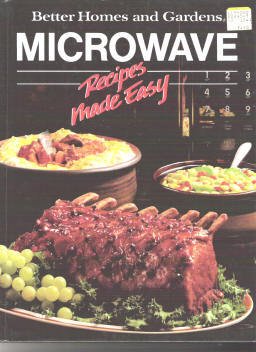 Bhg Better Homes Garden Microwave Recipes Made Easy Cook Book Hardcopy Color Illust 0696008459