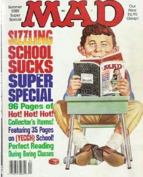 Mad Magazine Summer 1989 Back to School Super Special Edition ~ Great Condition