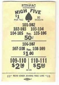 1940s Redi-Pac High TEN Envelope 10 Pack Lot w/ Game Pieces Included