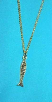 Its Possible Fish Pendant with 18 inch Neckchain Estate Find Religious