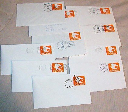 Lot of 30 Canceled ~ A ~ Usps Postage Envelopes Postmarks Upstate N Y