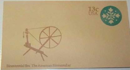 USPS 13 cent Bicentennial Era American Homemaker Envelope