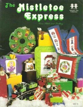 Vanessa Ann Collection The Mistletoe Express Quilt n Cross Stitch Moon Crib Toy-Rainbow- Noahs Ark