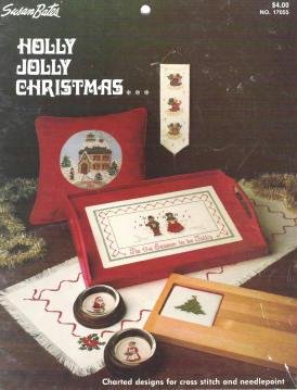 Holly Jolly Christmas Cross Stitch and Needlepoint Booklet by Susan Bates