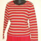 Liz Claiborne Crazy Horse Long Sleeve Top Ladies Size Small ~ As New