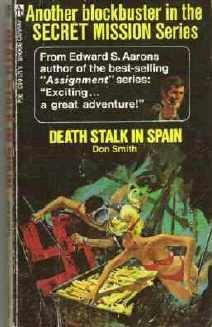 Death Stalk in Spain by Don Smith Pull Out Cigarette Ad Included 1974 Paperback