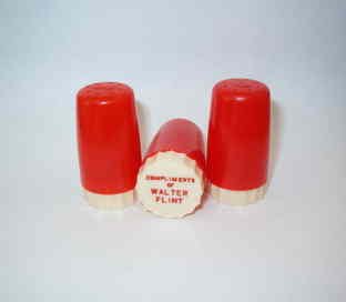 3 Walter Flint Salt Pepper Shakers Souvenir Brand New but Vintage