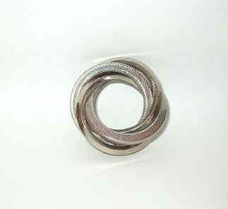 Circle of Love Life Silver Tone Pin Brooch Vintage Estate Find - Exc Cond