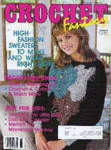 Crochet Fantasy 12/1986 Doll Canopy, Mervyn Monkey, Curtains, Afghan, Plus