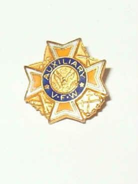 Auxiliary Vfw Pin United States Veterans of Foreign Wars Vintage