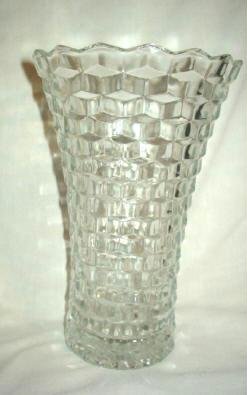 Homco Indiana Whitehall Cubist Pattern Vase Home Interiors Vintage Excellent Condition
