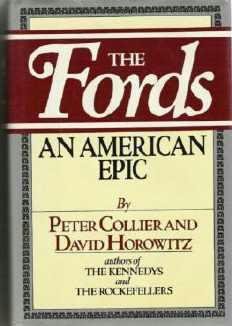 The Fords: An American Epic -Auto Co - Biography- Collier Horowitz - New - 0671540939