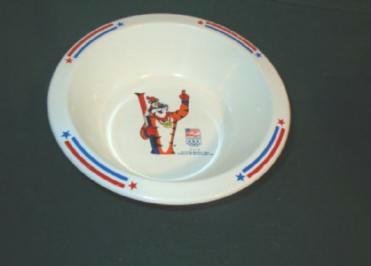 Tony the Tiger at 1992 Winter Olympics Kelloggs Cereal Bowl Collectible