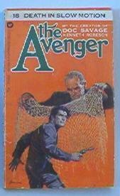 The Avenger No. 18 Death in Slow Motion - Kenneth Robeson 1973 Cigarette Ad Included