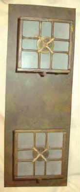 Oriental Asian Double Votive Metal Candle Wall Decor ~ As New