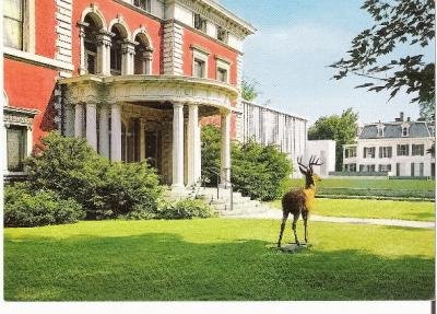 Broome County Cultural Buildings Unused Postcard Binghamton N Y