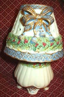 Ceramic Lamp Votive Candle Holder ~ Victorian Styling ~ As New