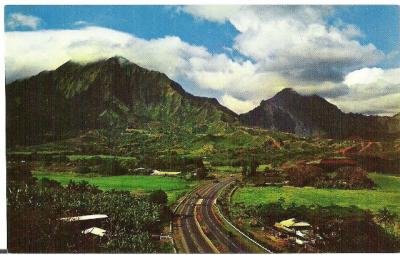 Honolulu Bound from Oahu Postcard 1960s Vintage Unused and in Color