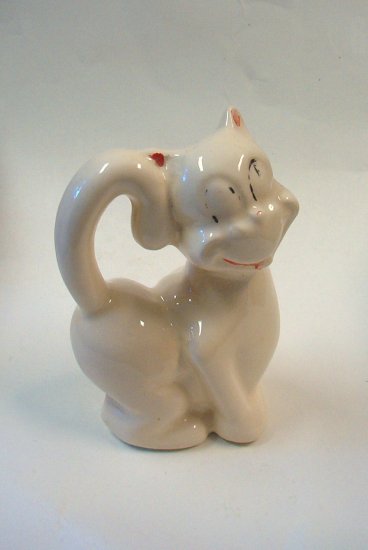 Felix the Cat Looks Like - Vintage High Gloss Collectible in White
