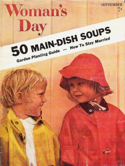 Womans Day Magazine Sept 1957 Color Pages Ads Recipes Articles