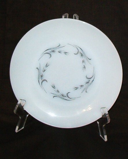 Fire King Anchor Hocking Gray Harvest Dinner Plate Dish Vintage